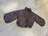 Jacke PUFFY POWER mit Reißverschluss chocolate REH