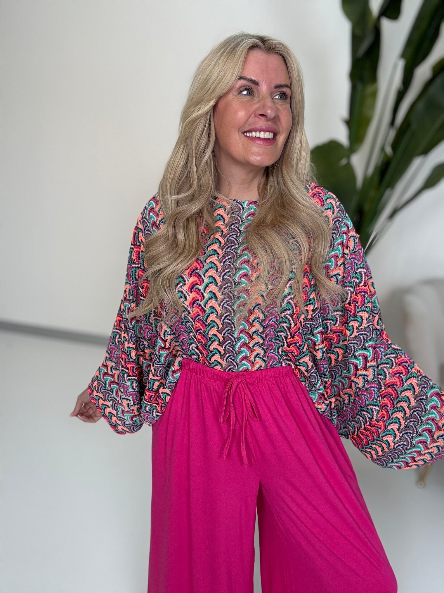 Strick Shirt SUMMER HOT Multi
