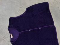 Signature Weste Teddy dark violet