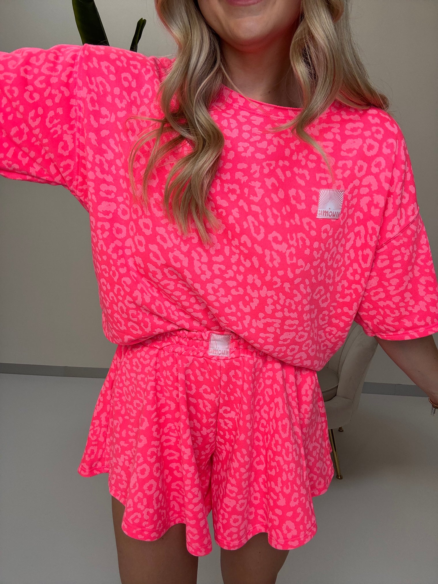 Hosenrock hot fuchsia LEO LOVER AMOUR rosa mit Patch