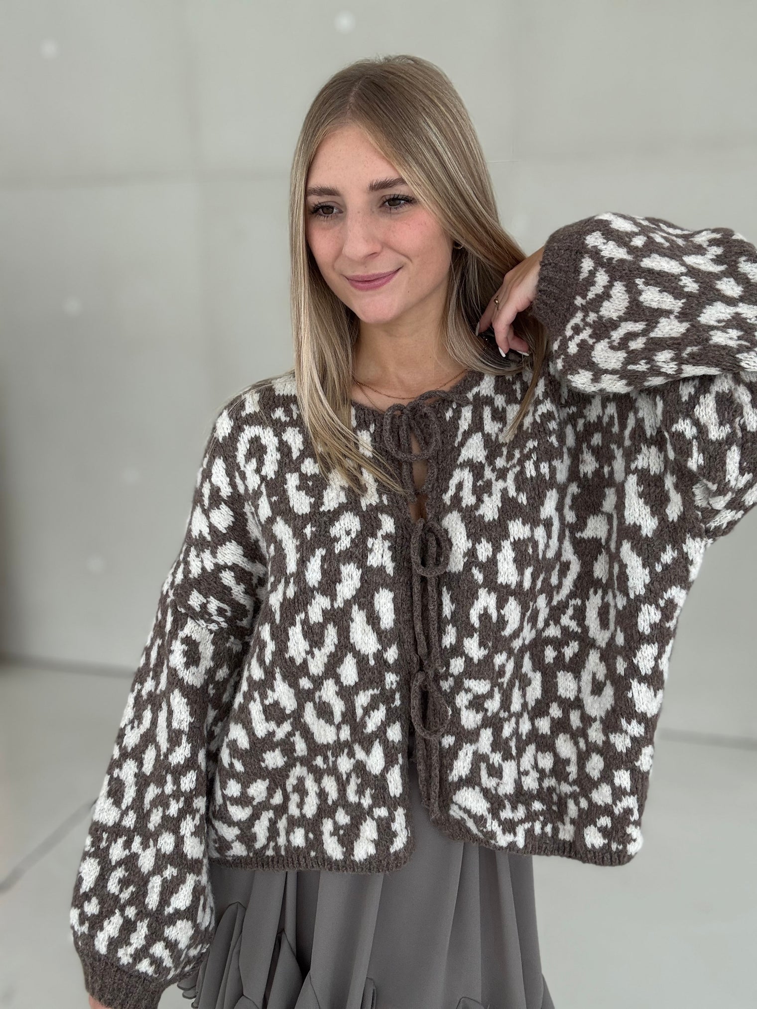 Strickjacke MOCHA MOUSSE LEO zum binden