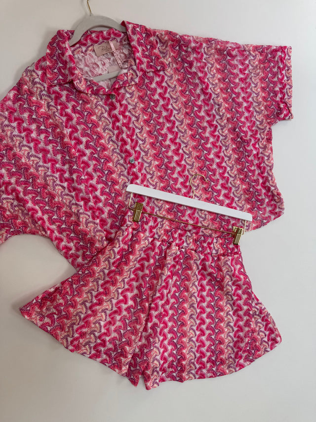 Sommer Shorts SUMMER HOT rosa/pink/flieder
