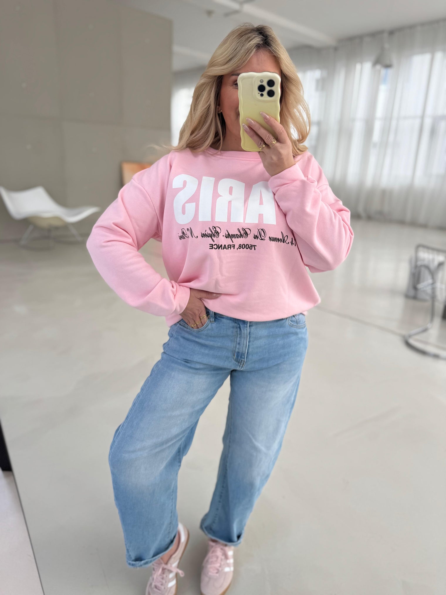 Sweater rosa PARIS