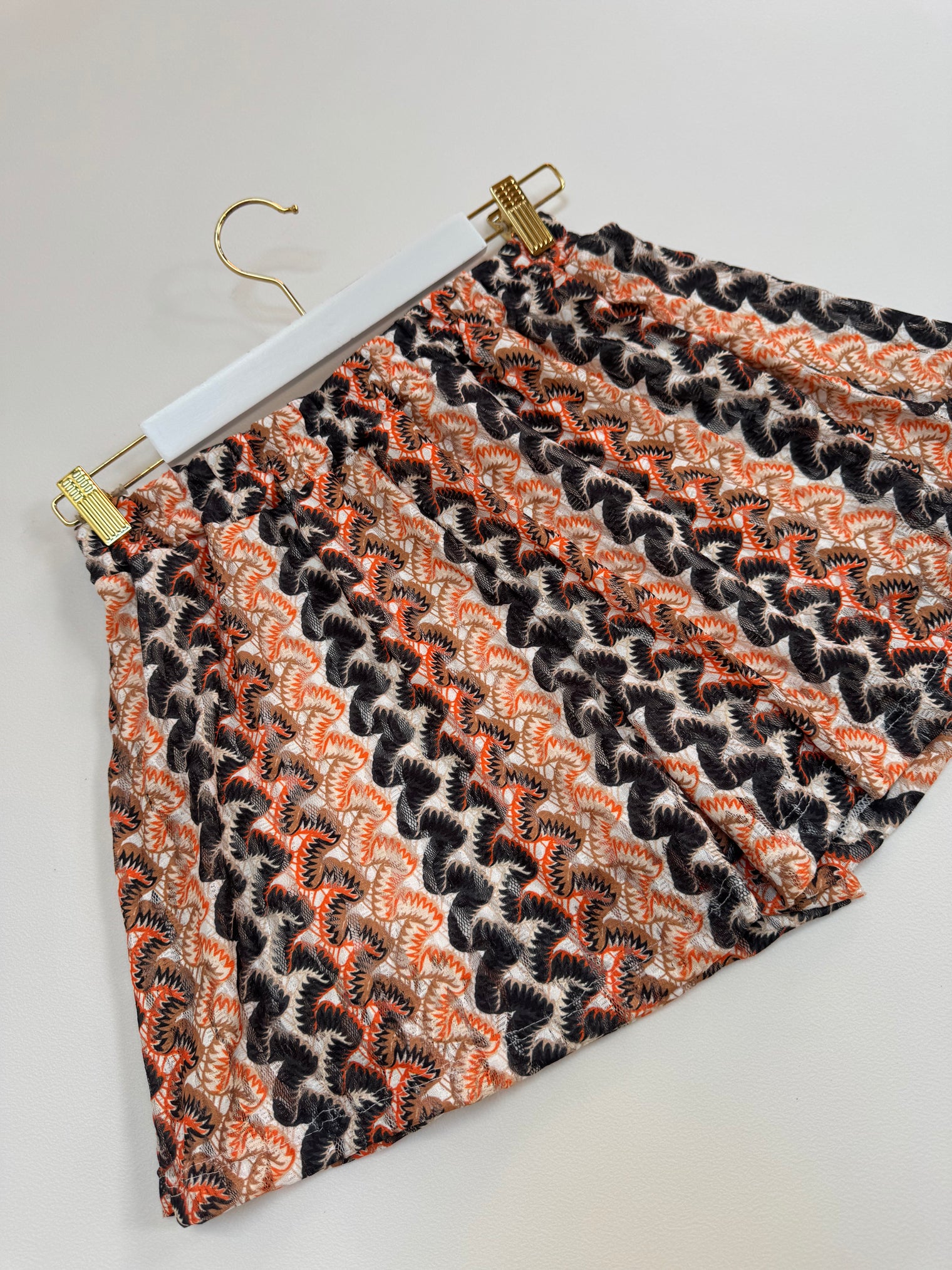 Sommer Shorts SUMMER HOT schwarz/braun/orange