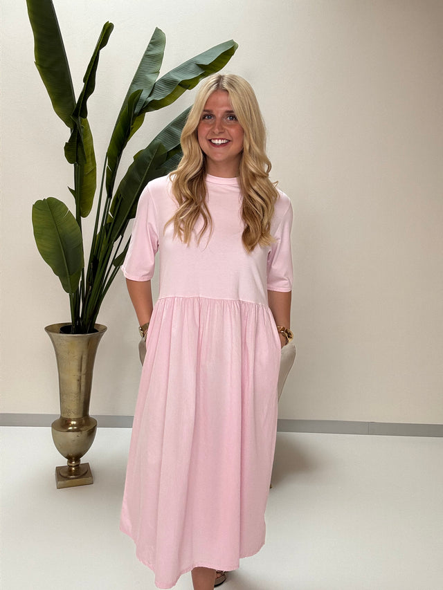 Baumwoll Kleid FASHIONISTA rosa