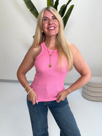 Tank Top Rippoptik BESTSELLER pink