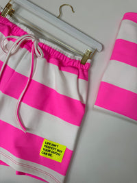 Butterstoff Sommer Set PERFECT OUTFIT weiß/pink