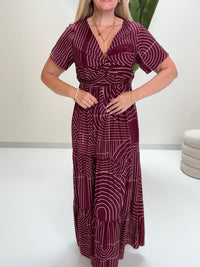 Kleid LUXURY CLEAN GIRL burgundy
