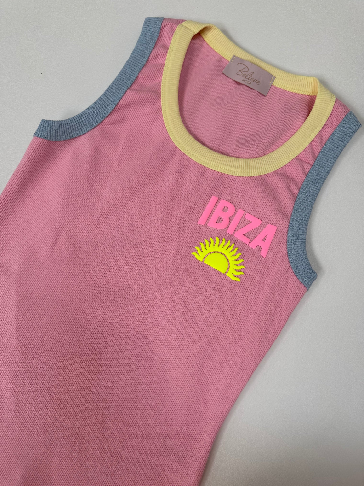 Tank Top IBIZA GIRL candy rose