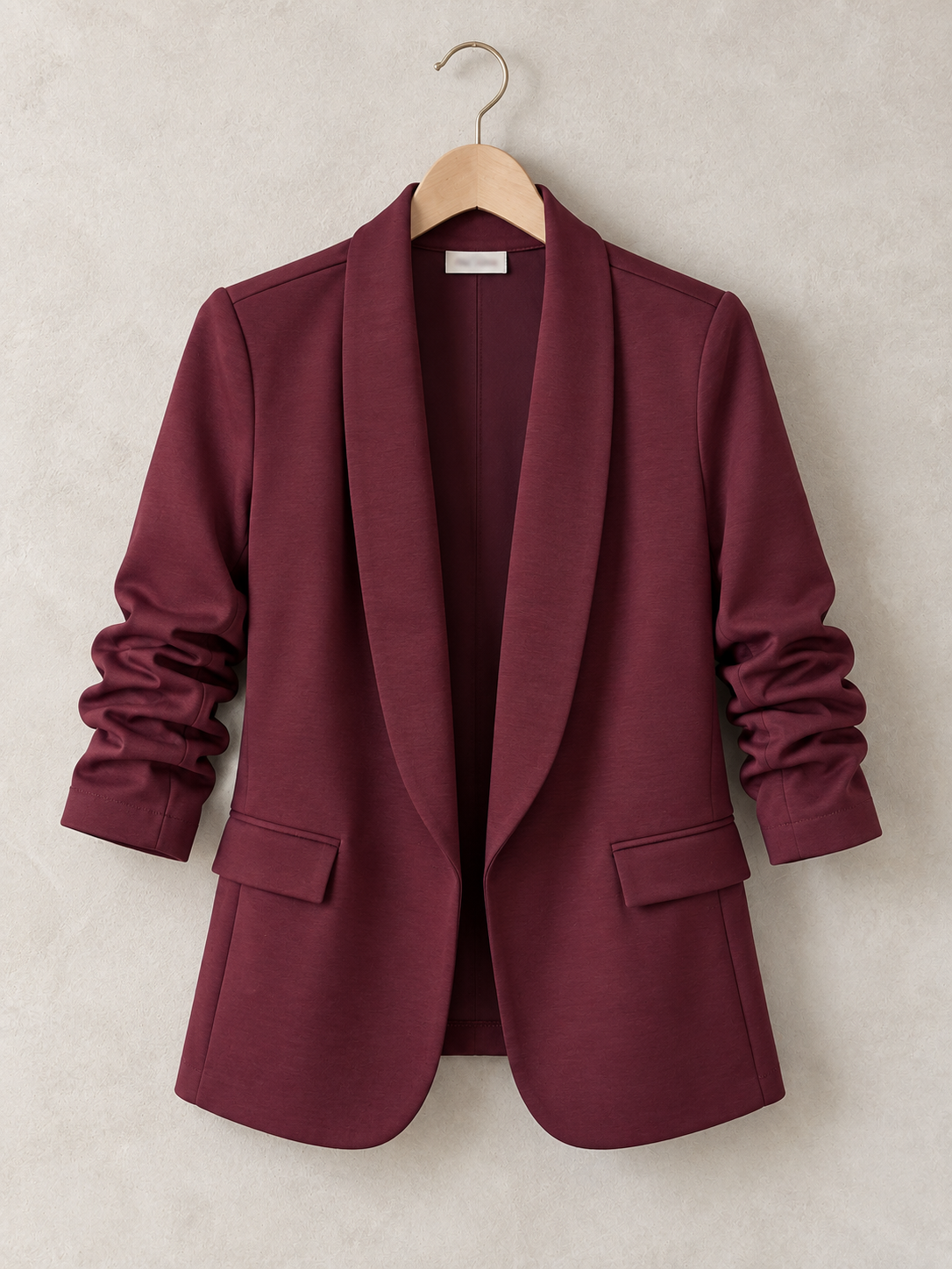 Stretch Butterstoff Blazer OVER THE CLOUDS burgundy