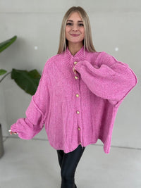 Strickjacke SUPER SOFT Candy pink