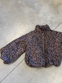 Jacke PUFFY POWER mit Reißverschluss chocolate REH