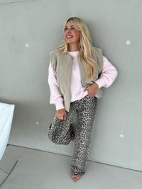 Steppweste TAUPE