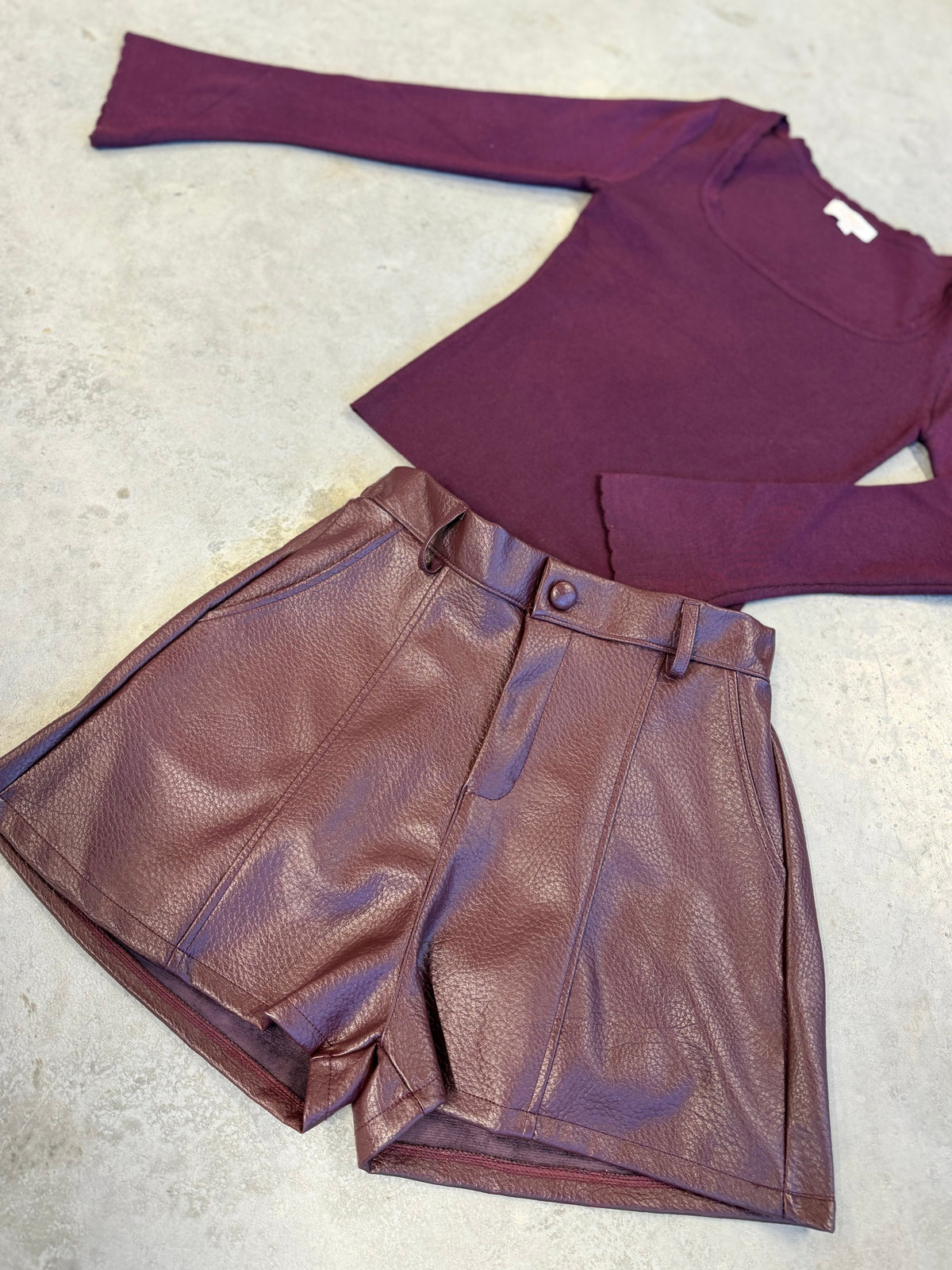 Longsleeve ROMANTIC – burgundy