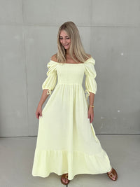 Kleid MYKONOS DREAM Buttermilk Lemon