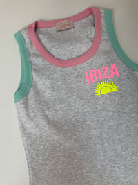 Tank Top IBIZA GIRL cool grey