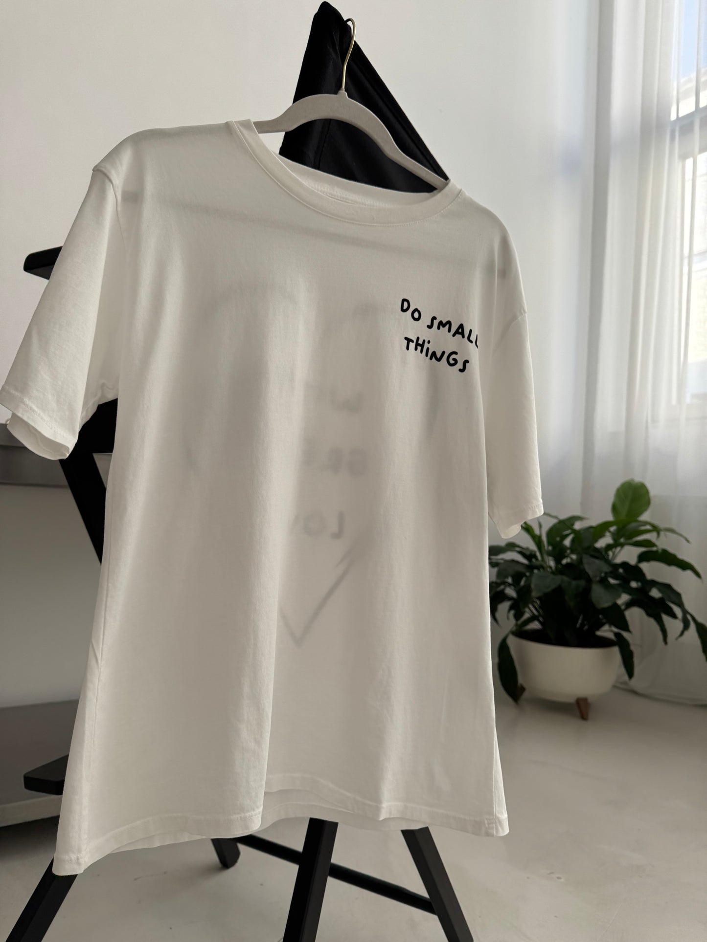 Statement Shirt DO SMALL THINGS WITH GREAT LOVE weiß