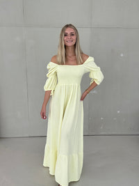 Kleid MYKONOS DREAM Buttermilk Lemon