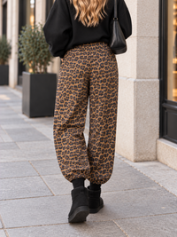 Winter Butterstoff Ballon Hose camel leo
