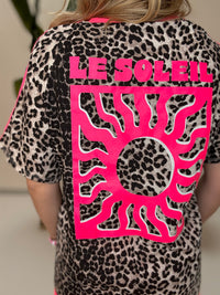 Statement Shirt leo LE SOLEIL mit seitlichen Streifen