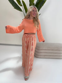 Sommer Hose LOBSTER LOVER peach