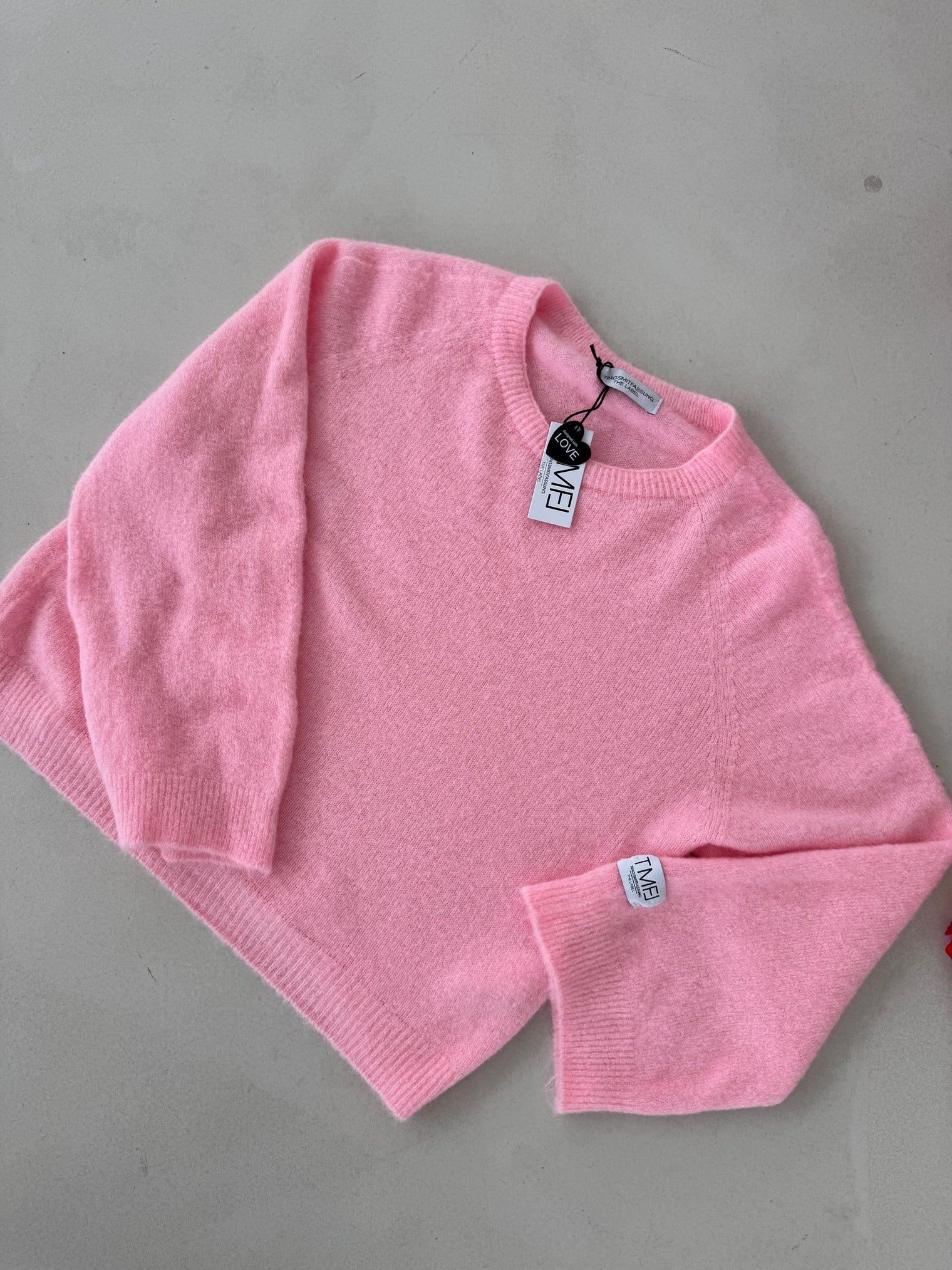 Signature Strickpullover Baby Alpaka rose