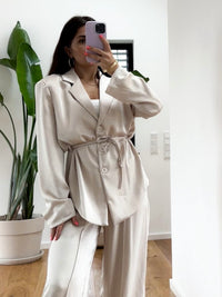 Blazer beige hell  FEMME FATALE