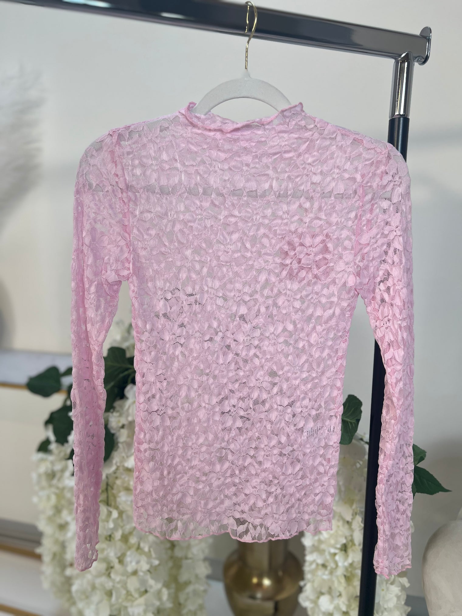 Spitzen Shirt LACE LOVER soft blush