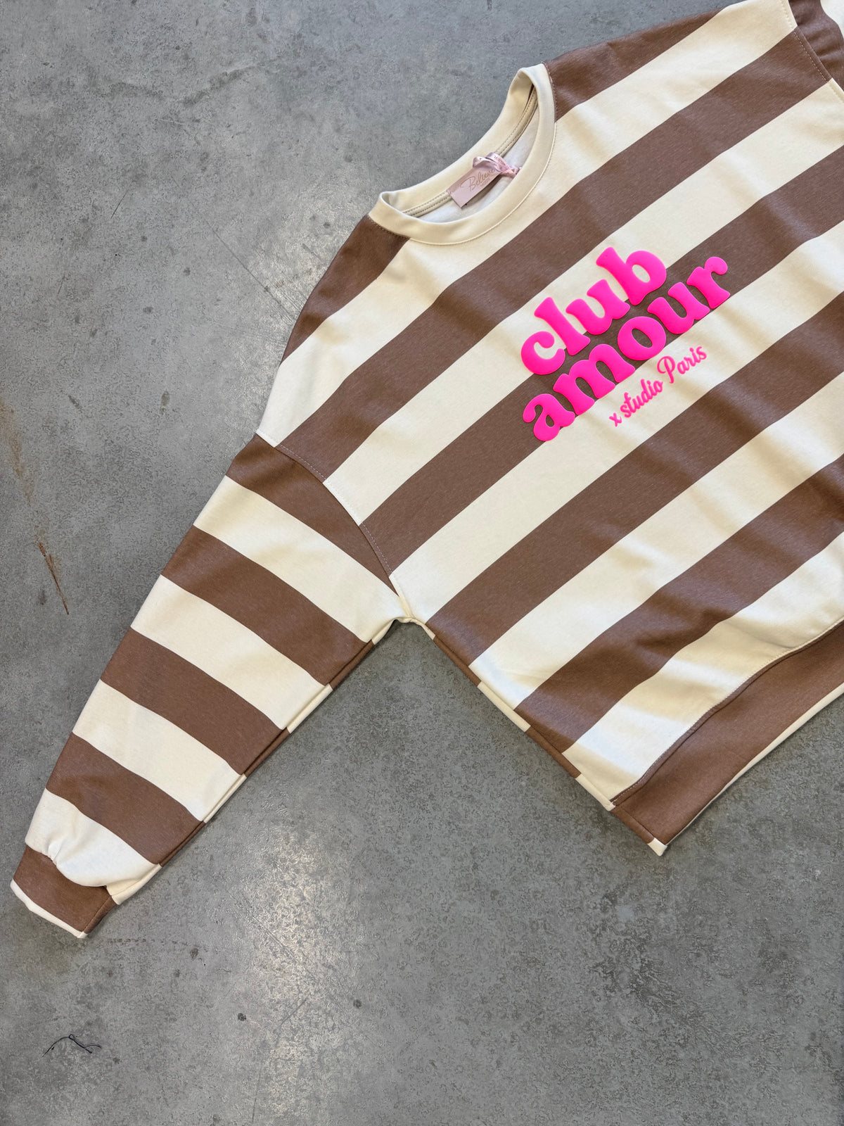 PREMIUM Butterstoff Baumwoll Sweater toffee
