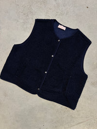 Signature Weste Teddy navy