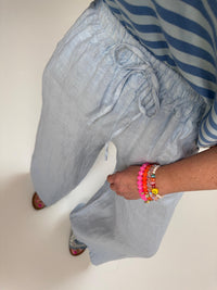 Leinenhose hellblau PURE COMFORT