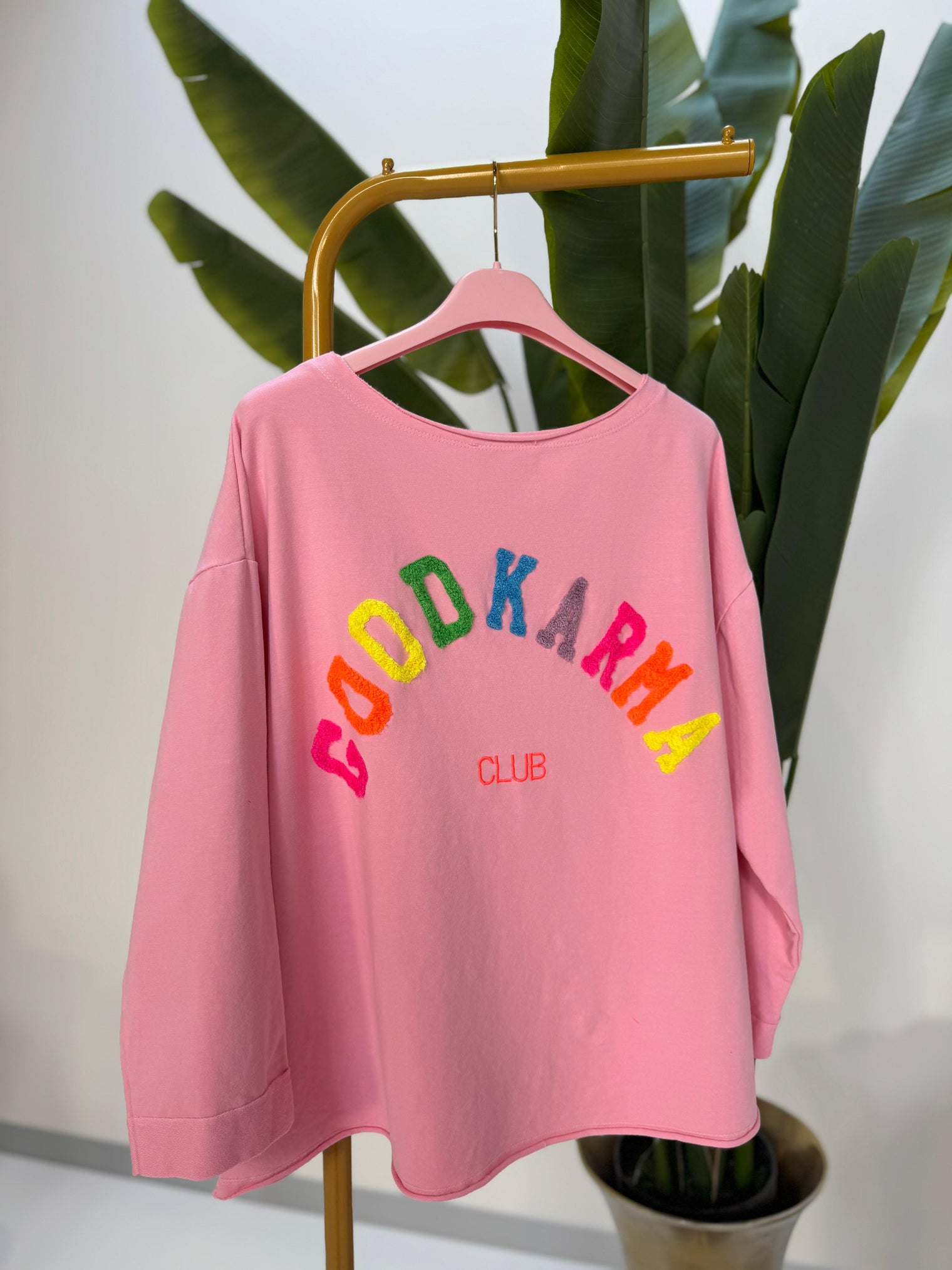 Jersey Pullover rosa GOODKARMA CLUB