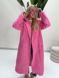 Oversize Mantel TRUST PINK mit seitlichen Taschen