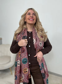 Iconic Scarf Smily Rose