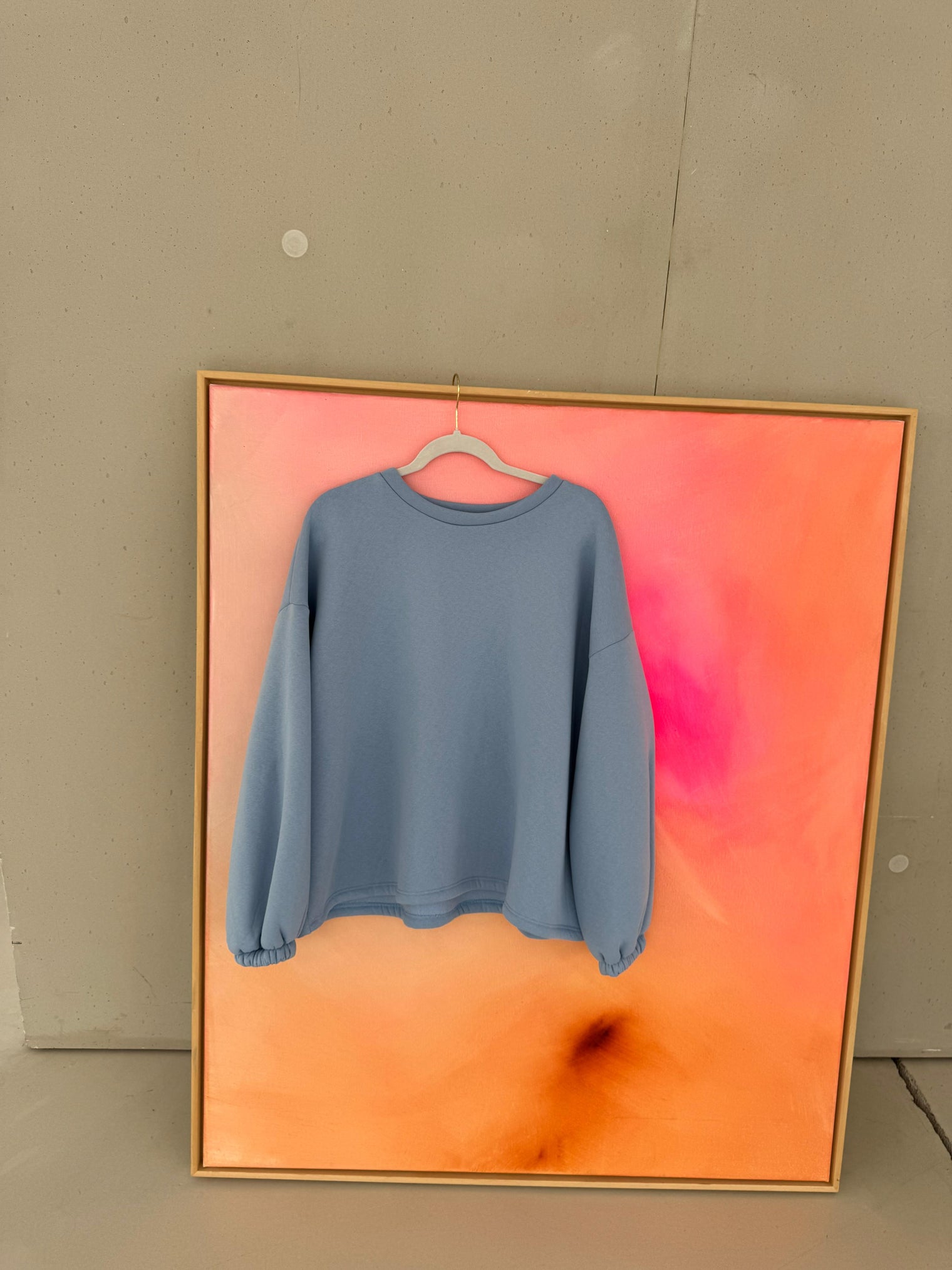 Sweater blau LIEBE