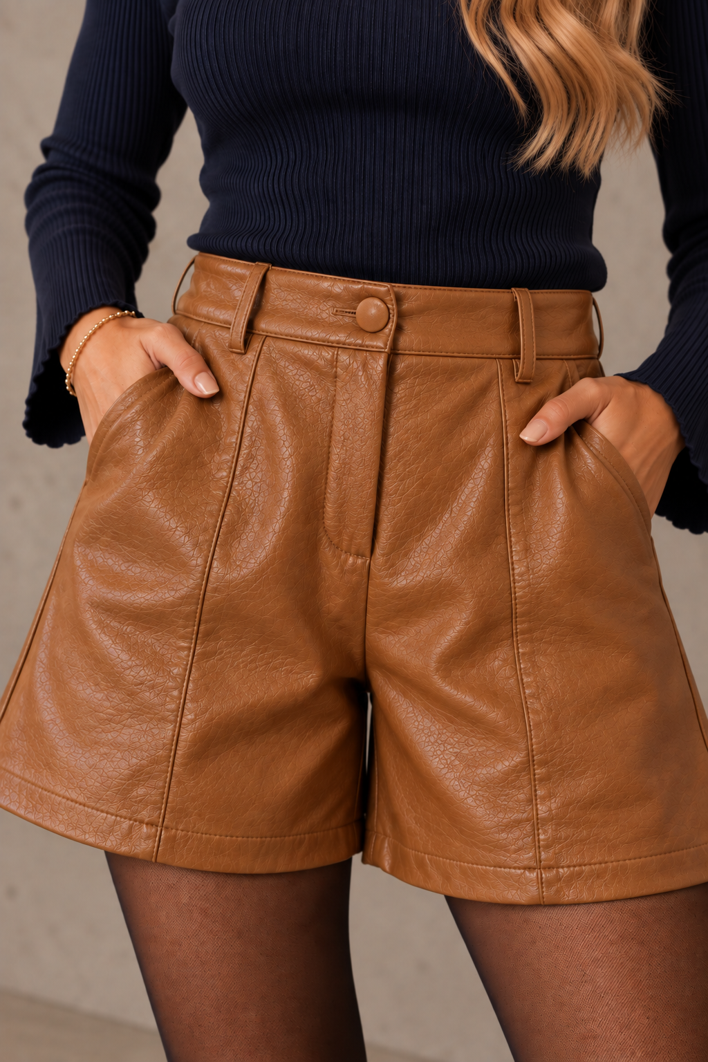 Shorts City Vibes cognac