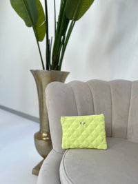 Bag ROSALIE VICHY in lemon