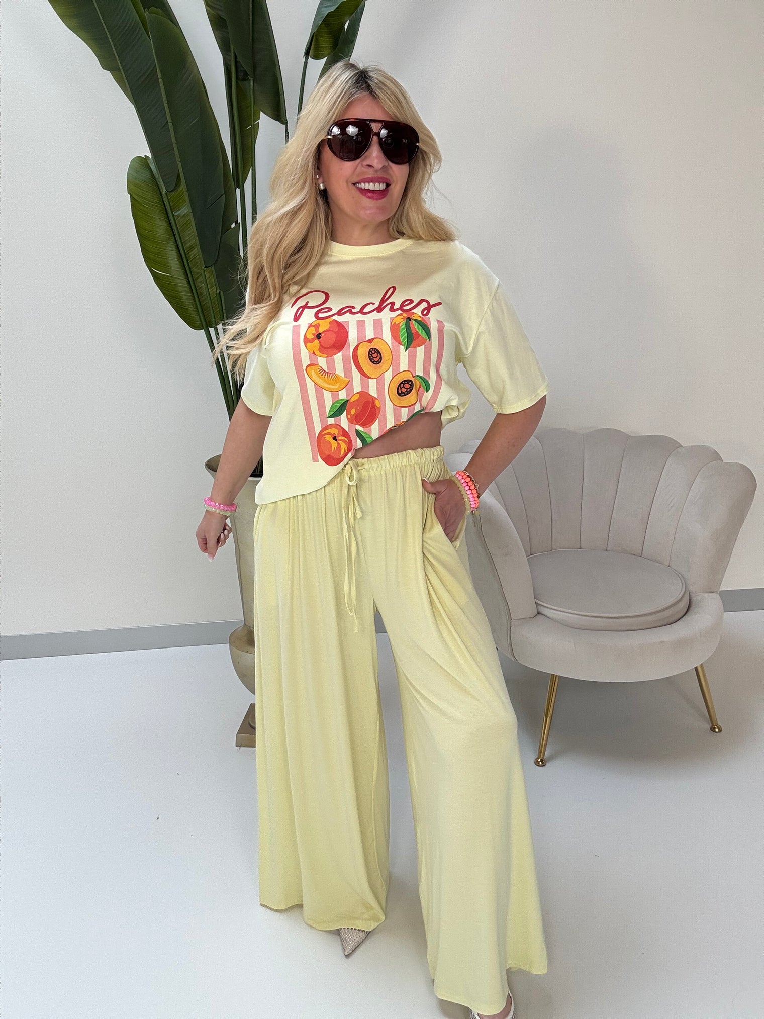 Hose FEELS LIKE BUTTER gelb