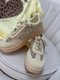 Plateau Sneaker LUXURY SPARKE pastell yellow