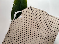 Longsleeve DOTS mit leicht ausgestelltem Ärmel beige
