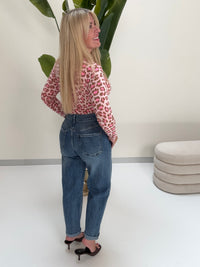Stretch Mom Jeans PERFECT FIT washed blue