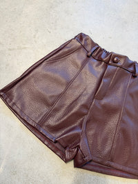 Shorts City Vibes burgundy