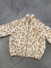 Kuschel Jacke LEO & Patch DRESS FOR YOURSELF creme/beige