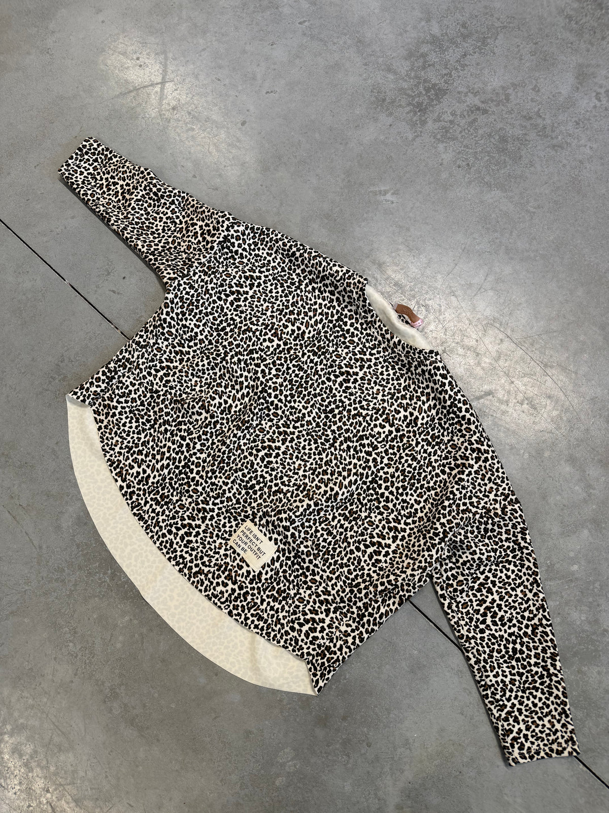 Butterstoff Langarmshirt LIGHT PERFECT OUTFIT weiß LEO