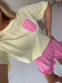 Sommer Shorts mit Volants KISS MY VOLANTS candy rose