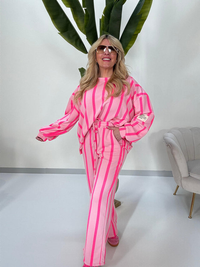 Jogpants rosa CALL ME STRIPES