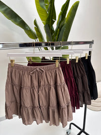 Rock mit integrierter Shorts COTTON GIRL schwarz