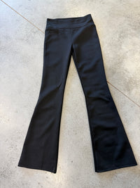 Butterstoff Bootcut Leggings mit ausgestelltem Bein schwarz