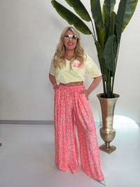 Hose mit Seide gelb LEO LOVER peach