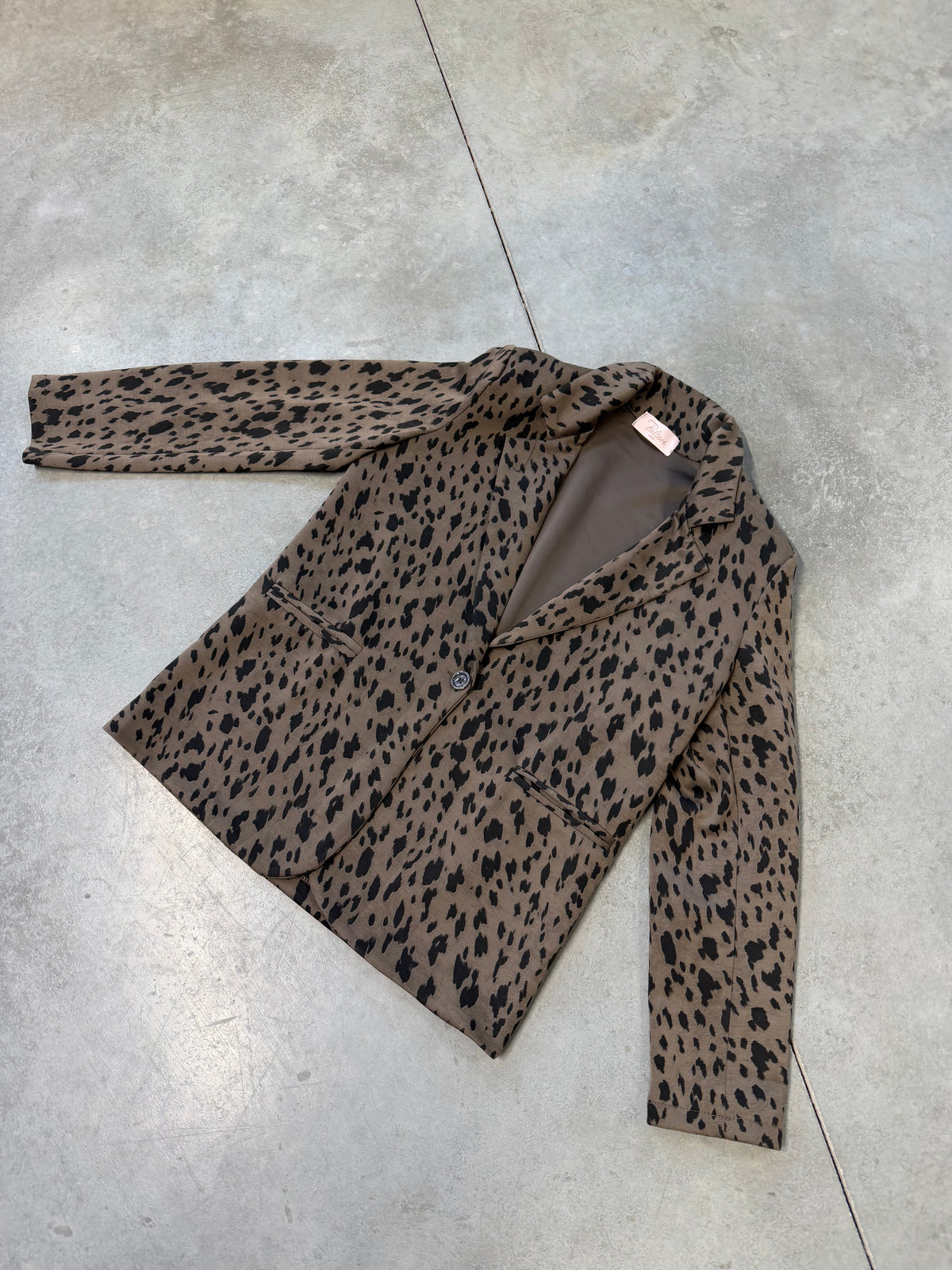 Blazer LOVELY REH taupe/schwarz